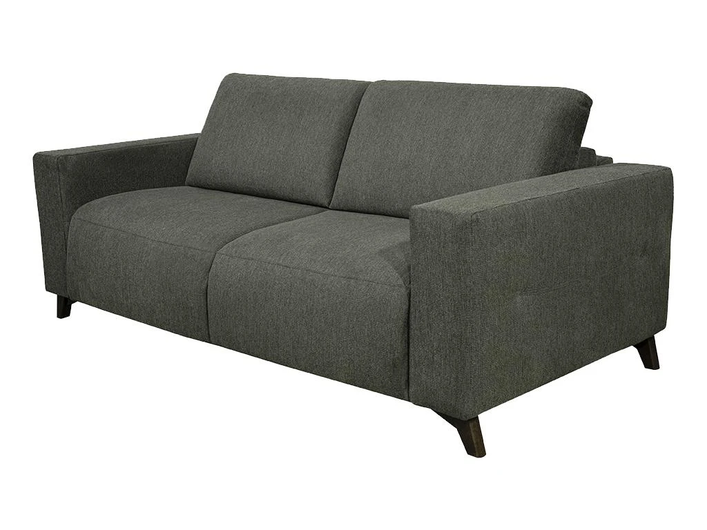 Canapé 3 Places Convertible Express En Tissu MONTASI - Vert - Couchage 140 Cm - Matelas DUNLOPILLO 14 Cm Avec Mémoire De Forme 6 Canapé 3 Places Convertible Express En Tissu MONTASI - Vert - Couchage 140 Cm - Matelas DUNLOPILLO 14 Cm Avec Mémoire De Forme – Image 6