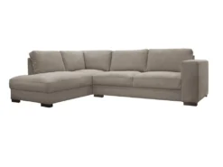 Canapé D'angle Gauche En Tissu Beige MESETA -Canapé Soldes Boutique canape 484969