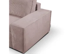 Canapé D'angle Convertible En Velours Côtelé Rose AMELIA De Pascal Morabito - Angle Gauche 11 Canapé D'angle Convertible En Velours Côtelé Rose AMELIA De Pascal Morabito - Angle Gauche -Canapé Soldes Boutique canape 487165