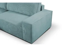 Canapé D'angle Convertible En Velours Côtelé Bleu Clair AMELIA De Pascal Morabito - Angle Gauche 11 Canapé D'angle Convertible En Velours Côtelé Bleu Clair AMELIA De Pascal Morabito - Angle Gauche -Canapé Soldes Boutique canape 487219