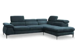 Canapé Grand Angle Convertible En Velours Bleu Nuit SEPINA De PASCAL MORABITO - Angle Droit 10 Canapé Grand Angle Convertible En Velours Bleu Nuit SEPINA De PASCAL MORABITO - Angle Droit -Canapé Soldes Boutique canape 487281