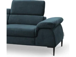 Canapé Grand Angle Convertible En Velours Bleu Nuit SEPINA De PASCAL MORABITO - Angle Gauche -Canapé Soldes Boutique canape 487299