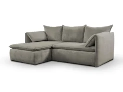 Canapé D'angle Convertible En Velours Côtelé Taupe TEODORA De PASCAL MORABITO - Angle Gauche 9 Canapé D'angle Convertible En Velours Côtelé Taupe TEODORA De PASCAL MORABITO - Angle Gauche -Canapé Soldes Boutique canape 488081