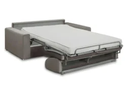 Canapé 4 Places Convertible Express En Velours CALITO - Beige - Couchage 160 Cm - Matelas 14 Cm -Canapé Soldes Boutique canape 490517