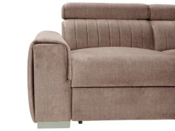 Canapé D'angle Droit Convertible En Tissu Taupe LARICA De PASCAL MORABITO -Canapé Soldes Boutique canape 492787