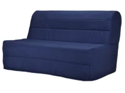 Canapé Convertible BZ En Tissu COWBOY II - Bleu Nuit
