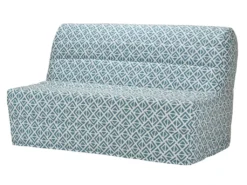 Canapé Convertible BZ COWBOY II 100% Coton Bleu Ciel - Imprimé GRAPHIQUE -Canapé Soldes Boutique canape 508225