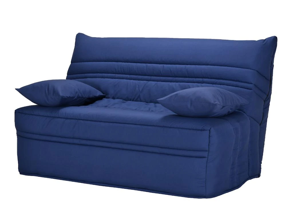 Canapé Convertible BZ CANYON II 100% Coton Fermeture Assistée, 140x190 Cm - Bleu 2 Canapé Convertible BZ CANYON II 100% Coton Fermeture Assistée, 140x190 Cm - Bleu – Image 2