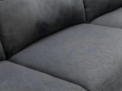 Canapé D'angle Droit Relax électrique En Tissu Gris NERUDA -Canapé Soldes Boutique canape 513561