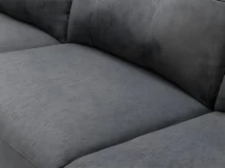 Canapé D'angle Gauche Relax électrique En Tissu Gris NERUDA -Canapé Soldes Boutique canape 513575