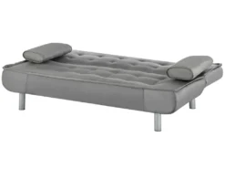 Canapé Convertible Clic-clac MISHAN En Tissu - Gris -Canapé Soldes Boutique canape 5230283