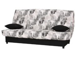 Canapé Convertible Clic-clac En Tissu Imprimé Jungle FARWEST II -Canapé Soldes Boutique canape 532761