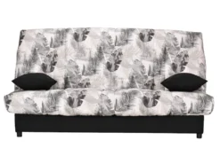 Canapé Convertible Clic-clac En Tissu Imprimé Jungle FARWEST II -Canapé Soldes Boutique canape 532763