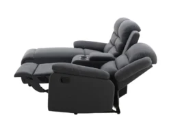 Canapé D'angle Gauche Relax En Tissu Anthracite MACEDONIA 13 Canapé D'angle Gauche Relax En Tissu Anthracite MACEDONIA -Canapé Soldes Boutique canape 5618603