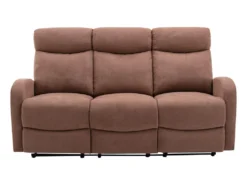 Canapé 3 Places Relax En Tissu Marron EVELYN 11 Canapé 3 Places Relax En Tissu Marron EVELYN -Canapé Soldes Boutique canape 7026249