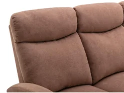 Canapé 3 Places Relax En Tissu Marron EVELYN 10 Canapé 3 Places Relax En Tissu Marron EVELYN -Canapé Soldes Boutique canape 7026253