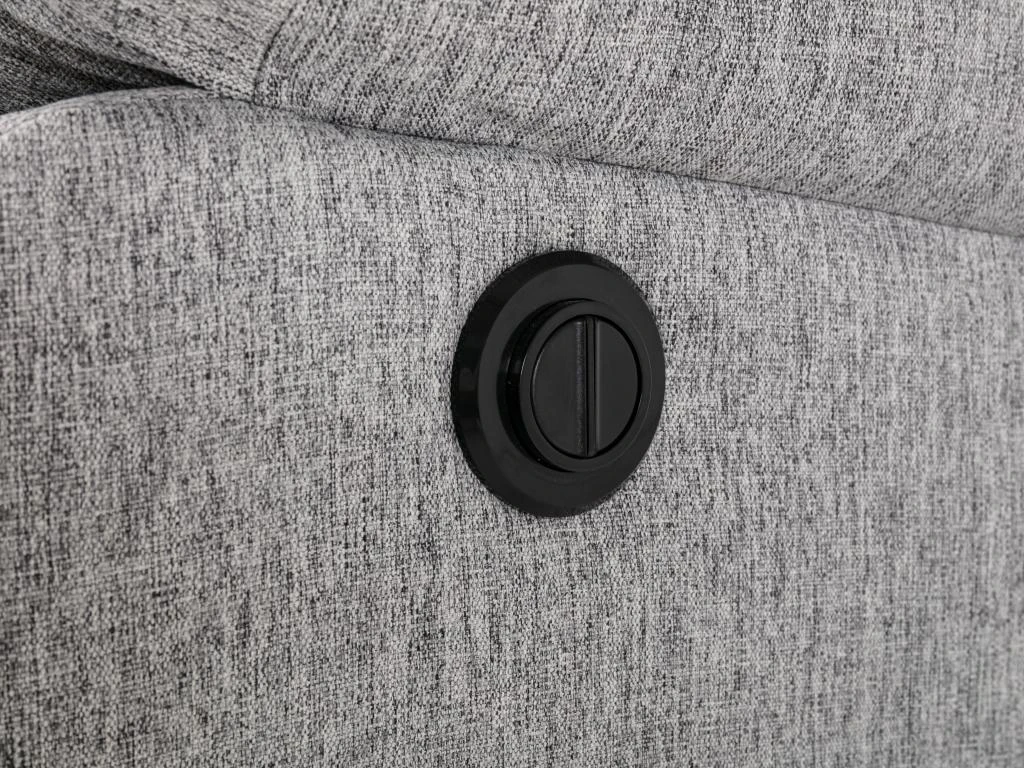 Canapé D'angle Relax électrique En Tissu LUNANO - Gris Clair - Angle Droit 6 Canapé D'angle Relax électrique En Tissu LUNANO - Gris Clair - Angle Droit – Image 6