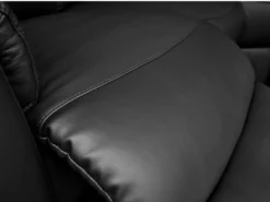 Canapé D'angle Relax Cuir EVASION - Noir -Canapé Soldes Boutique canape 8605