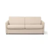 Canapé Tissu Beige Convertible Express LISSA - 3 Places.