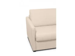 Canapé Tissu Beige Convertible Express LISSA - 3 Places. -Canapé Soldes Boutique canape 8911337