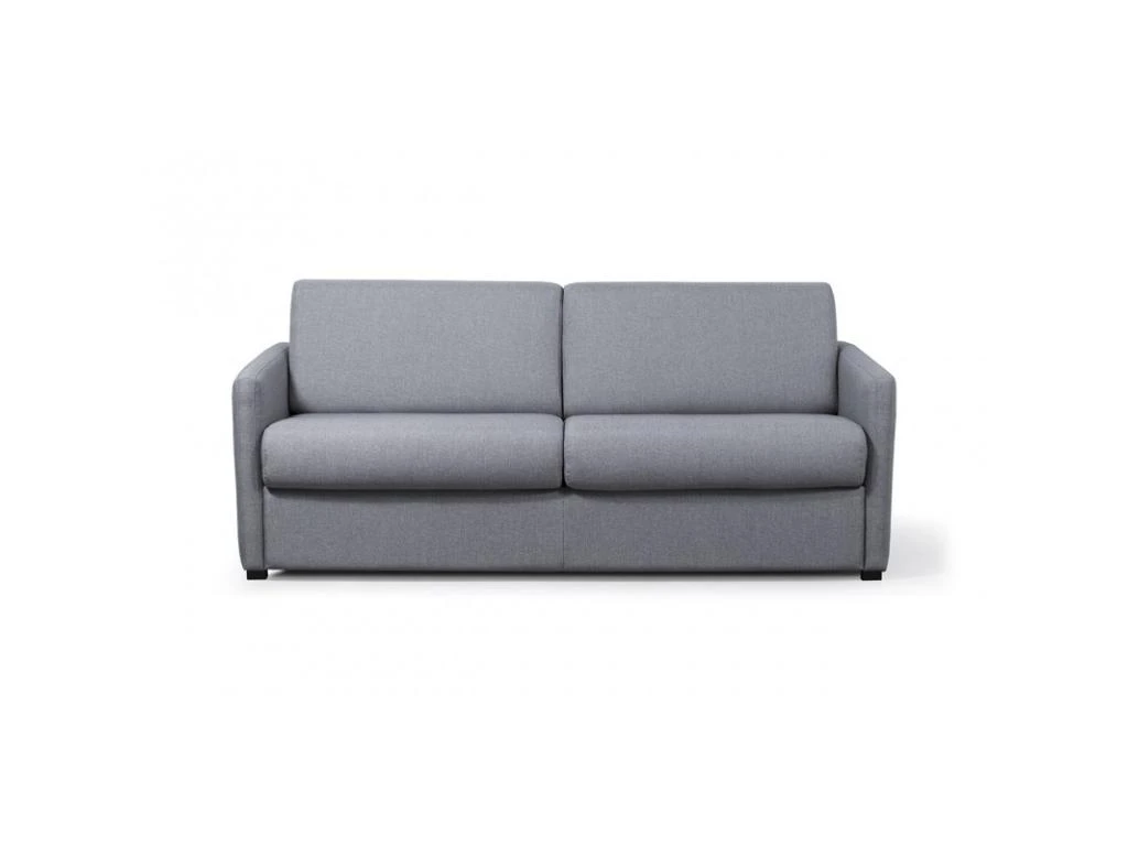 Canapé Tissu Gris Clair Convertible Express LISSA - 3 Places. 1 Canapé Tissu Gris Clair Convertible Express LISSA - 3 Places.