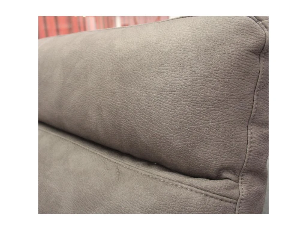 Canapé Relaxation 2 Places Motorisé En Tissu Suédine Taupe - CLARA 4 Canapé Relaxation 2 Places Motorisé En Tissu Suédine Taupe - CLARA – Image 4