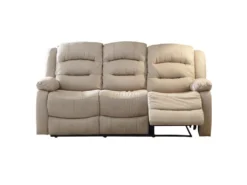 JANS - Canapé Relax Manuel 3 Places + Fauteuil Relax -Canapé Soldes Boutique canape 9170589