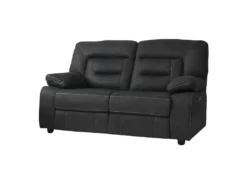 ALMERIA - Canapé Relax Manuel 2 Places Gris Foncé -Canapé Soldes Boutique canape 9170635