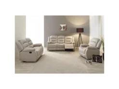 JANS - Ensemble Canapés 3 Places + 2 Places + Fauteuil