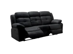 FABARES - Canapé Relax Electrique 3 Places Gris -Canapé Soldes Boutique canape 9170795