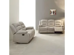 JANS - Ensemble Canapés Relax Manuel 3 Places Et 2 Places