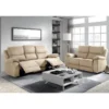 VALENCE - Canapé Relax Electrique 3 Places Beige