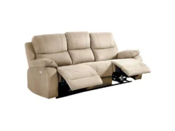 VALENCE - Canapé Relax Electrique 3 Places Beige 5 VALENCE - Canapé Relax Electrique 3 Places Beige -Canapé Soldes Boutique canape 9170861