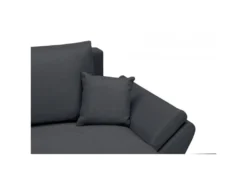 Canapé D'angle Réversible Et Convertible HELIX, Couleur Gris Foncé, 4 Places Avec Coffre De Rangement -Canapé Soldes Boutique canape 9479637