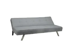 Banquette Canapé Convertible 3 Places Gris Clair - SOLVEIG I -Canapé Soldes Boutique canape 9479793