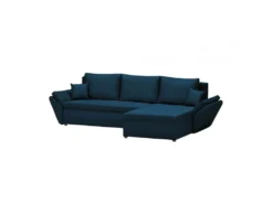 Canapé D'angle Réversible Et Convertible HELIX, Couleur Bleu Pétrole, 4 Places Avec Coffre De Rangement 7 Canapé D'angle Réversible Et Convertible HELIX, Couleur Bleu Pétrole, 4 Places Avec Coffre De Rangement -Canapé Soldes Boutique canape 9480815