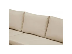 Canapé D'angle Réversible Et Convertible HELIX, Couleur Beige, 4 Places Avec Coffre De Rangement 7 Canapé D'angle Réversible Et Convertible HELIX, Couleur Beige, 4 Places Avec Coffre De Rangement -Canapé Soldes Boutique canape 9482305