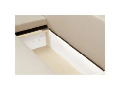 Canapé D'angle Réversible Et Convertible HELIX, Couleur Beige, 4 Places Avec Coffre De Rangement 9 Canapé D'angle Réversible Et Convertible HELIX, Couleur Beige, 4 Places Avec Coffre De Rangement -Canapé Soldes Boutique canape 9482309