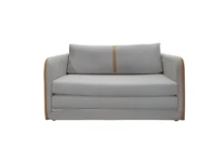 Canapé Déplimousse Convertible 120x190cm En Tissu Gris - ENZIO 8 Canapé Déplimousse Convertible 120x190cm En Tissu Gris - ENZIO -Canapé Soldes Boutique canape 9482547