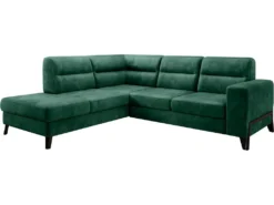 Canapé D'angle Convertible - CASTA VELOURS - En Tissu Luxe, VERT, 5/6 Places, Angle Gauche (vu De Face) 7 Canapé D'angle Convertible - CASTA VELOURS - En Tissu Luxe, VERT, 5/6 Places, Angle Gauche (vu De Face) -Canapé Soldes Boutique canape 9995289